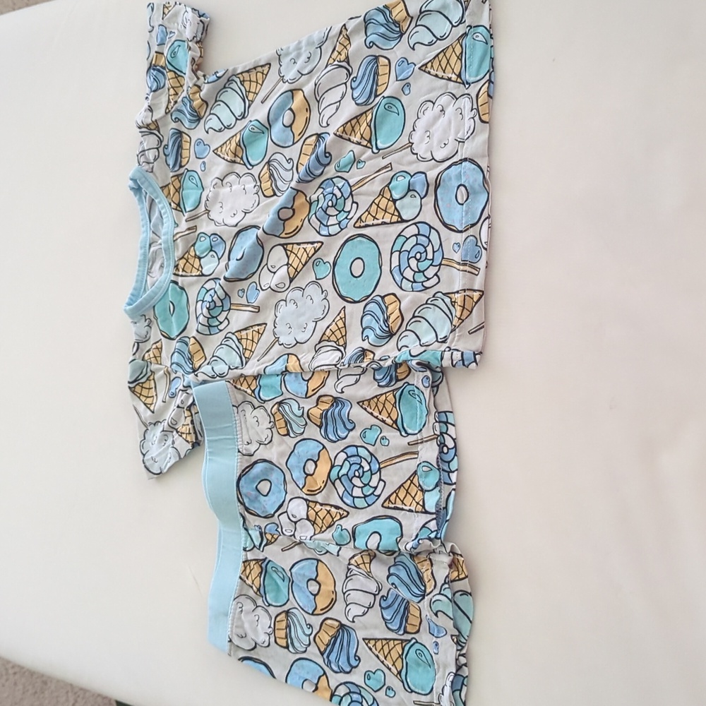 little sleepies sweet treats short set 18-24